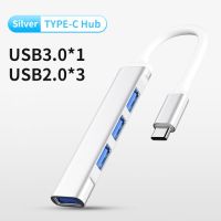 ฮับ USB 3.0 + 2.0 4พอร์ต USB แยกแท่นวางมือถือ USB C ศูนย์กลางสำหรับ Macbook Pro Air Mi PC อุปกรณ์แล็ปท็อปโทรศัพท์ Type C HUB