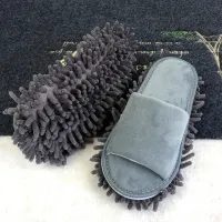 ✥ Clean Slippers To Wipe The Floor Open-toed Lazy Wiping Slippers Convenient and Soft Home Mopping Shoe Cover Cleaning Cloth