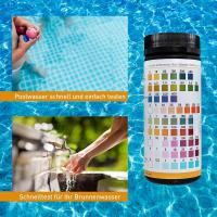 100pcs 9 IN 1 Water Quality Test Papers PH Level Total Alkalinity Testing Swimming Pool Aquarium Fish Tank Analyzing Test Strip Inspection Tools