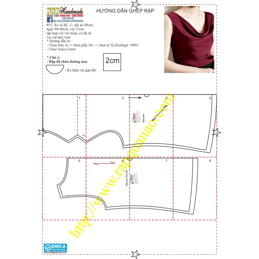 Rập Giấy A0 Mã 853 (Bản Vẽ) (Bản Vẽ) | Lazada.Vn