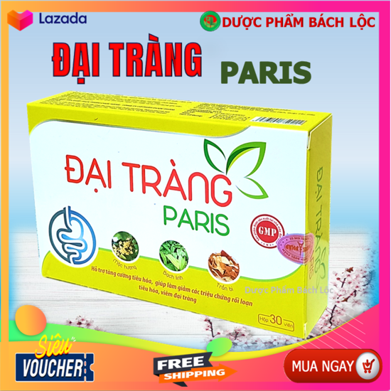 Viên uống đại tràng paris - hộp 30 viên - ảnh sản phẩm 1