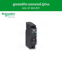 Schneider เซอร์กิตเบรกเกอร์ลูกย่อย QOvs ชนิด 1 โพล ขนาด 40A 6kA รหัส QO140VSC6T