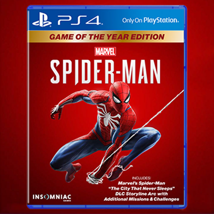 Đĩa game PS4: Marvel Spider-Man Game Of The Year Edition 