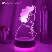 3d Lamp Anime Cowboy Bebop Spike LED Night Light for Kid Room Deco Birthday Gift Manga Cowboy Bebor Lamp spike speed