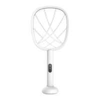 【CW】 Electric Flies Swatter With UV Multifunctional Adjustable USB Rechargeable Anti Insect Bug Zapper