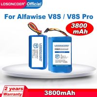 xphb22 LOSONCOER 3800mAh For Alfawise V8S For Alfawise V8S Pro Robot Vacuum Cleaner Accessories Battery