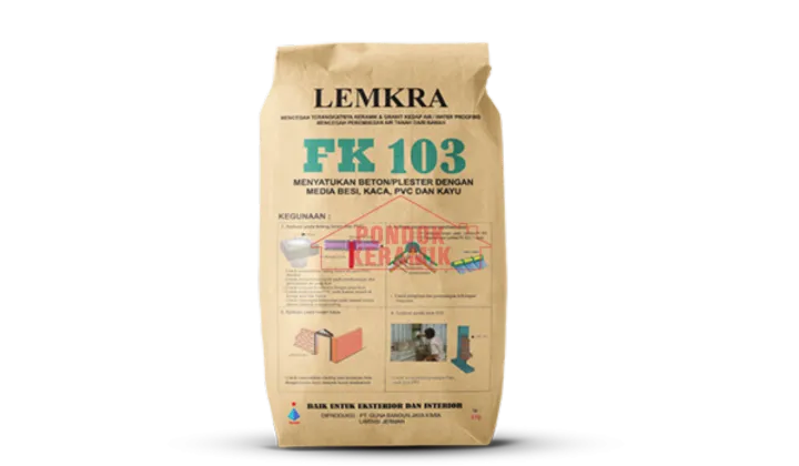 Semen Instan Flexible Waterproofing Anti Bocor Abu Lemkra Fk 103 30 Kg Lazada Indonesia