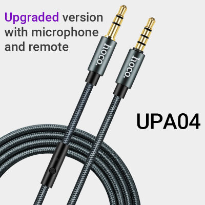 hoco 3.5 mm jack AUX audio cable with mic male to male wire speaker car headphones smart phone music sound adapter cord