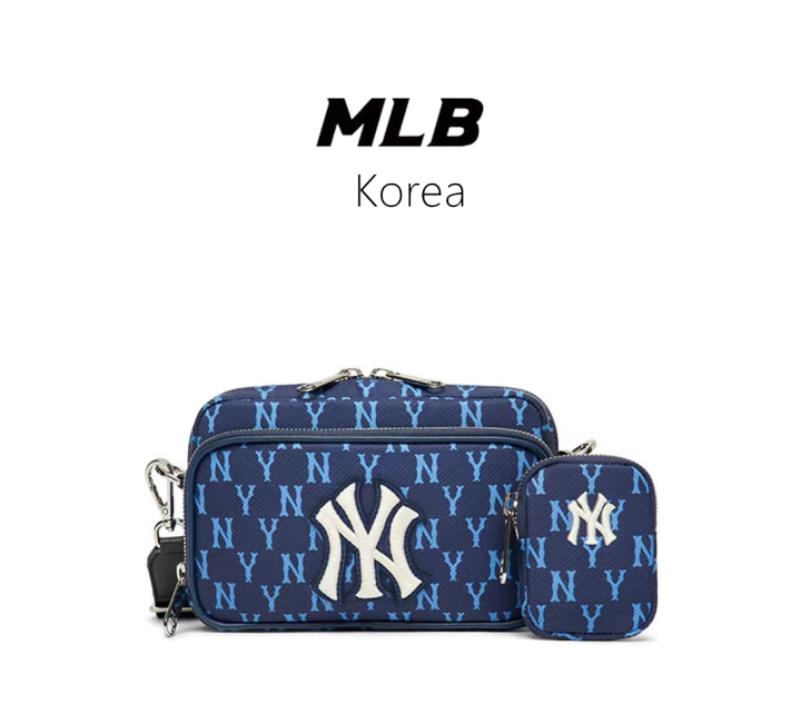 0432  HÀNG CHÍNH HÃNG  TÚI MLB ĐEO CHÉO Monogram LỚN Cross Bag New   MỘC SHOES