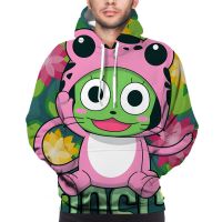 Sudadera con capucha de gran tamaño con estampado 3D de Fairy Tail Feari Teiru Happy para hombre y mujer, sudadera de manga larga de Frog Magic World, Sense of Design Top