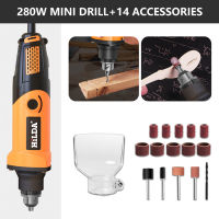 HILDA Mini Electric Drill For Dremel Rotary Tools Variable Speed Grinder Grinding Toolwith Engraving Accessories Mini Drill