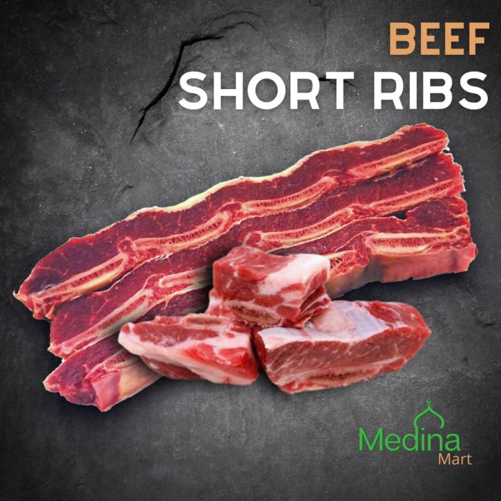 Halal Grass Fed Beef Short Ribs (Rusuk) (1KG) | Lazada Singapore