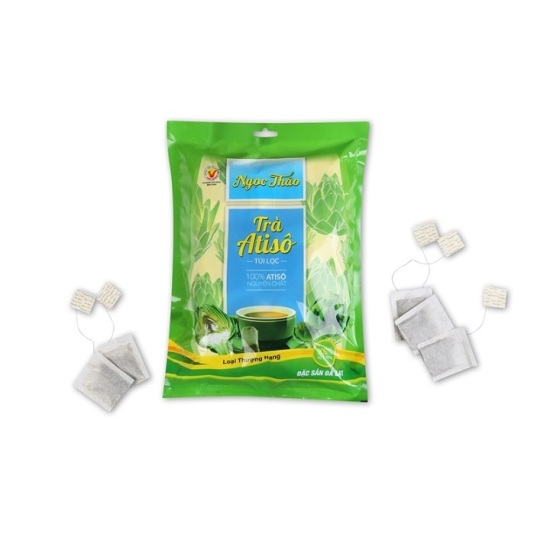 Gói trà atiso túi lọc ngọc thảo đà lạt thượng hạng 200 túi lọc màu xanh - ảnh sản phẩm 5