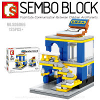 บล็อกตัวต่อร้านค้า SEMBO BLOCK SD6066 จำนวน 125 ชิ้น