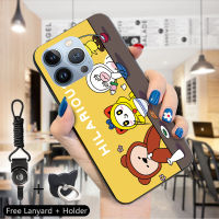 Mop Mall เคสสำหรับ Apple iPhone 15 Pro Max 15 Pro แหวนใส่นิ้วสายคล้องคอน่ารักลายการ์ตูนเคสโทรศัพท์ลายสัตว์เด็กผู้หญิงเด็กผู้ชายดีไซน์ลวดลายสัตว์น่ารักกันกระแทกปลอกซิลิโคนนิ่มโทรศัพท์ป้องกัน TPU ด้านหลัง