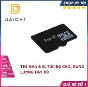 Thẻ nhớ micro SD 8GB thẻ nhớ siêu bền tốc độ cao 8 GB 8 gigabyte thẻ nhớ