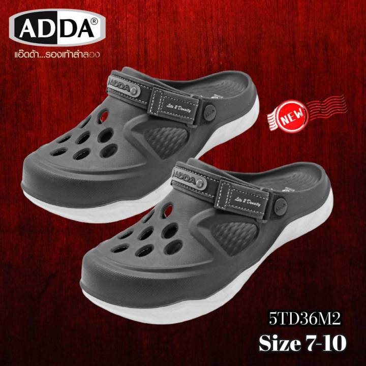 adda-แบบสวมหัวโต-รองเท้าหัวโตชาย-รุ่น-5td36-m2-ไซส์-7-10