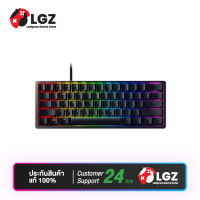 Razer Huntsman Mini 60% Optical Gaming Keyboard Clicky Purple Switch PBT Keycaps USB-C Cable (US Layout) (คีย์บอร์ดเกมมิ่ง)