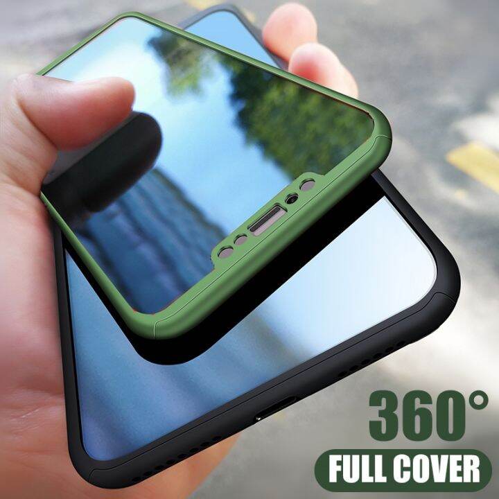 enjoy-electronic-360-full-body-cover-protective-phone-case-glass-for-iphone-11-pro-max-xs-x-xr-7-8-plus-6-6s-5-5s-se-2-2020-hard-shockproof-cover