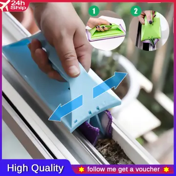Multifunctional Cleaning Brush Glass Scraper Window Sill Gap Track