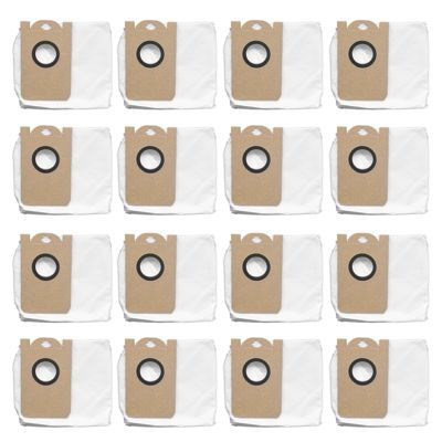 16Pcs for VIOMI S9 Robot Vacuum Cleaner Dust Bag Cleaner Large Capacity Leakproof Dust Bag Replacement Parts Kit