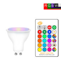 【❂Hot On Sale❂】 aojia6891 Rgb โคมไฟ Led 8W Gu10 Rgb หลอดไฟ Led Rgbw/rgbww Smd 5050สปอตไลท์ไฟ Led Ac85-265v Bombillas ไฟ Led สำหรับการส่องสว่างในบ้าน