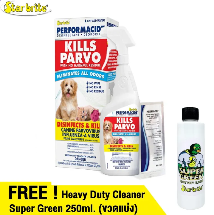 Kills Parvo Performacide® Disinfectant & Deodorizer Starbrite 103032