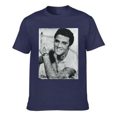 Elvis Presley Tattoo The King Of Rock And Roll Mens Short Sleeve T-Shirt