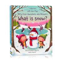 หนังสือป๊อปอัพ สามมิติ Usborne Book Lift The Flap Book Very First Questions and Answers What Is Snow Hardcover Bedtime Story Book English Reading Book for Kids Toddler Board Book หนังสือเด็ก หนังสือภาษาอังกฤษ หนังสือสำหรับเด็ก หนังสืออ่านก่อนนอน หนังสือ