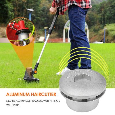 Universal Aluminum Grass Trimmer Head With 4Lines Brush Cutter Head Lawn Mower Accessories Cutting Line Head for Lawn Mower