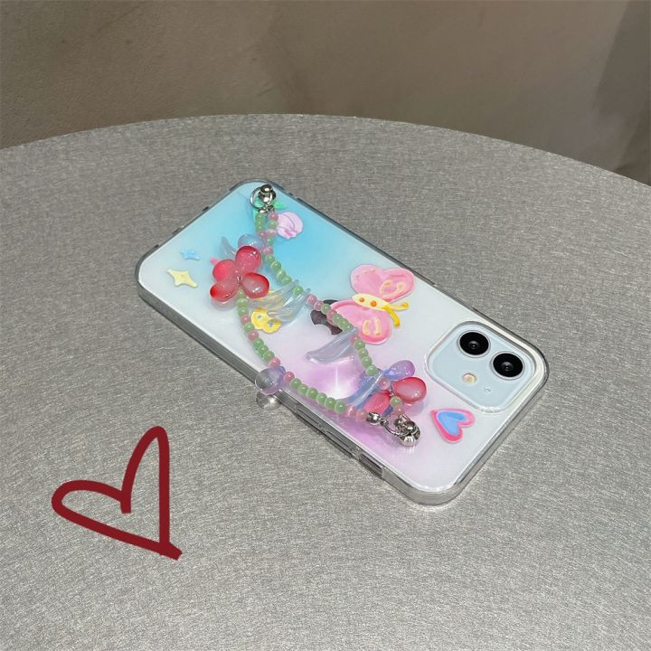 16-digits-เคสโทรศัพท์โซ่ผีเสื้อสำหรับ-iphone-12-pro-mini-11-6-7-8-plus-x-xr-xs-max-se-2020สร้อยข้อมือแฟชั่นนุ่มฝาครอบป้องกันที่ชัดเจน