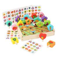 Veggie Farm Sorting Set Learning Sorting for Girls Boys Wooden Toys