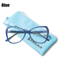 SOOLALA Spring Hinged TR90 Oversized Anti Blue Light Reading Glasses Womens Butterfly Eyeglasses Frame Presbyopic Read Glasses