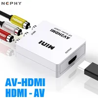 ตัวแปลงเอวีอาร์ซีเอเป็น HDMI Composite 1080P CVSB อะแดปเตอร์ขูดสายเคเบิลหลายช่องสำหรับเสียงวิดีโอ HD PS2 PS 2 3 4 5กล่องทีวีพร้อมสายไฟ