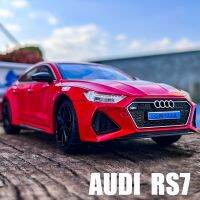 1:24 Audi RS7รถของเล่นหล่อขึ้นรูปโลหะอัลลอยสำหรับล้อโมเดลของสะสมของเล่นเด็กมีเสียงและเบาของขวัญวันเกิด