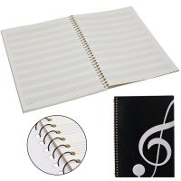 100 Pages Blank Music Score Manuscript Book Writing Stave Notebook Piano Keyboard Black Notebook A4 50 Sheets 100 Pages Note Books Pads