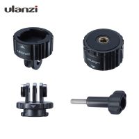 Ulanzi 4 in1 ชุดอะแดปเตอร์เมาท์แม่เหล็ก ปลดเร็ว สําหรับกล้องแอคชั่น GoProhero 10 9 8 7 6 5 4 DJI OSMO Insta360 One R Series