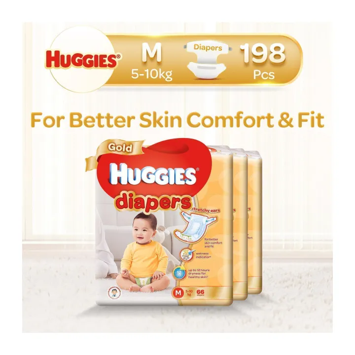 Huggies Gold Tape Diapers M - Case