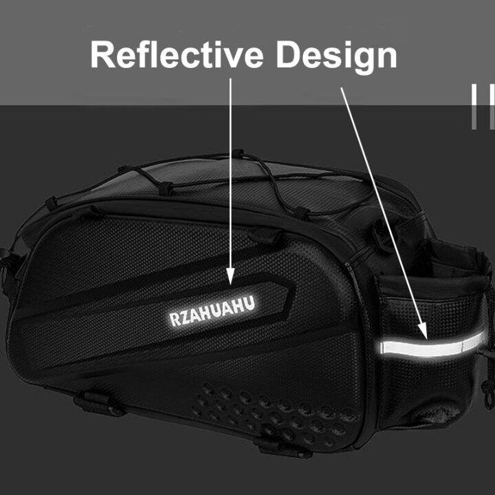 กระเป๋าสัมภาระท้ายรถแบบกระเป๋าจักรยานจักรยานด้านหลังอุปกรณ์เสริมด้านหลังกระเป๋าเป้สะพายหลังกันฝนกันน้ำได้อุปกรณ์ขี่จักรยาน-mtb-จักรยาน