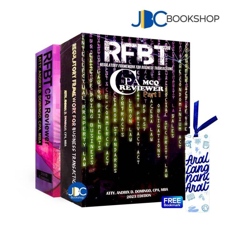 RFBT MCQ CPA Reviewer 2019 2023 By Atty. Andrix D. Domingo CPA | Lazada PH