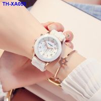 ⌚ Star with watch han edition contracted jelly pure and fresh lovely college female students fashionable quartz