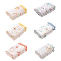 ▫✥✔ Cotton Infant Towel 6 Layers Childrens Bath Towel Baby Towel Ultra-Absorbent Baby Stuff Breathable Newborn Towel Blanket