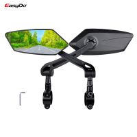 EasyDo Bike Rear View Mirror Wide Range 360 Degree Rotate Reflector for MTB Bicycle Flexible Safety Sight Cycling Accessories Nails Screws Fasteners