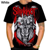 2023 Customized Fashion ✸♤The New Mens Summer Fun Slipknot Band 3D Printing T-shirt Hip-hop  Casual Style Short-slee，Contact the seller for personalized customization