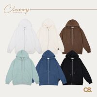 ◇❀ URTHE CLASSY เสื้อฮู้ด แขนยาว มีซิปหน้า รุ่น HOODIE ZIP-UP