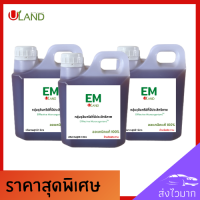 Uland Em จุลินทรีย์ 3 ลิตร หัวเชื้อกลุ่มจุลินทรีย์ที่มีประโยชน์ ช่วยปรับสภาพของน้ำ ดิน ทำปุ๋ยหมัก ฮอร์โมน ดับกลิ่นท่อในครัวเรือน