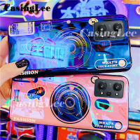 CasingLee เคสบลูเรย์สำหรับ Realme 9i,เคสหลังซิลิโคนลายการ์ตูนกล้องน่ารักกันกระแทกสำหรับ Realme 9i