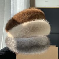 Furs Mink Velvet Internet Celebrity Headband Winter Wide Edge Hairband Korea Mink Hair