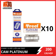 HCMCombo 10 Hộp lưỡi lam Treet Cam Platinum 200 lưỡi hộpX10 thumbnail