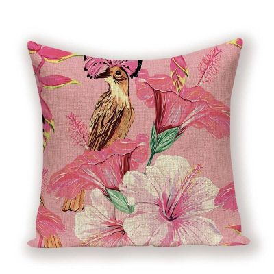 Vintage Decorative Cushion Cover Flower Throw Pillow Covers High Quality Custom Luxury Pillow Living Room Linen Pillows Case